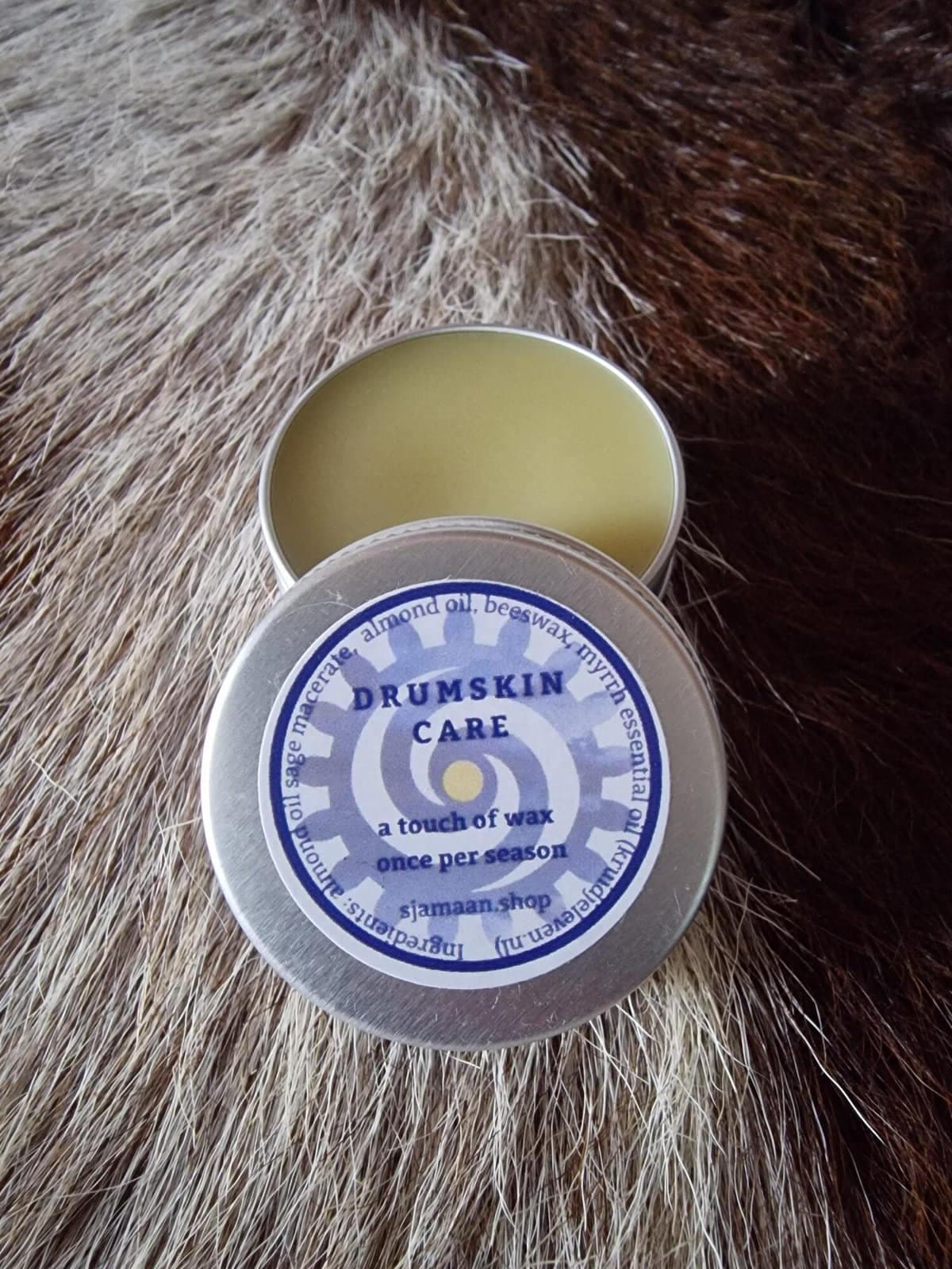 Sjamanendrumverzorging blikje 15 ml skincare