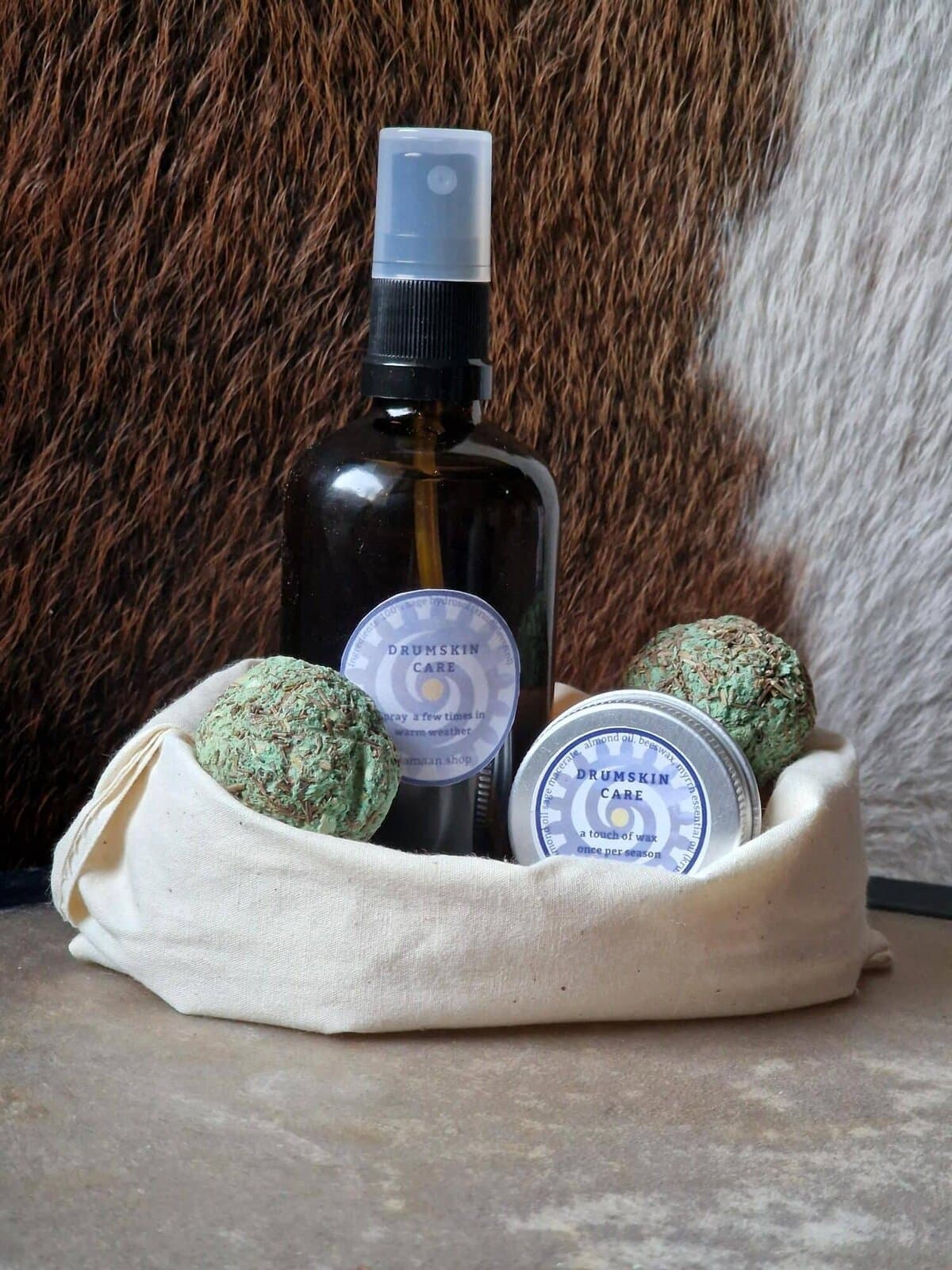 Setdeal sjamanendrumverzorgingskit